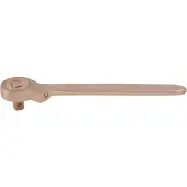 Ks Tools BERYLLIUMplus Cliquet à denture avec carré traversant 1/4