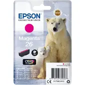 Epson Pack de 1 cartouche d'encre - 26 - magenta - capacité standard 4,5ml - 300 pages blister avec alarme