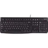 Logitech K120 Corded Keyboard clavier USB QWERTY Anglais britannique Noir