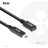Club 3D CAC-1531 Club3D Kabel USB 3.2 Typ C 1m Verlängerung 5Gbps St/Bu retail