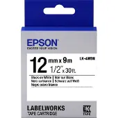 Epson Étiquettes Ruban Lk-4wbn 12x9 Mm