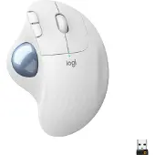 Logitech M575 ERGO Souris Trackball Sans Fil Blanc