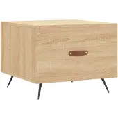 vidaXL Table basse chêne Sonoma 50x50x40 cm bois composite