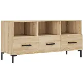 vidaXL Armoire TV Chêne Sonoma 102x36x50 cm Bois composite