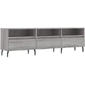 vidaXL Armoire TV Gris Sonoma 150x30x44,5 cm Bois composite