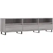 vidaXL Armoire TV Gris Sonoma 150x30x44,5 cm Bois composite