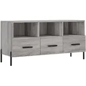 vidaXL Armoire TV Gris Sonoma 102x36x50 cm Bois composite