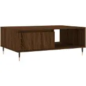 vidaXL Table basse marron imitation chêne 90x60x35 cm Bois composite