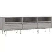 vidaXL Armoire TV Gris Sonoma 150x30x44,5 cm Bois composite