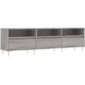 vidaXL Armoire TV Gris Sonoma 150x30x44,5 cm Bois composite