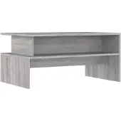 vidaXL Table basse Gris Sonoma 90x55x42,5 cm Bois composite