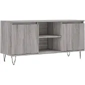 vidaXL Armoire TV Gris Sonoma 104x35x50 cm Bois composite