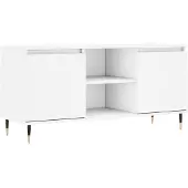 vidaXL Armoire TV blanche 104x35x50 cm Bois composite