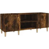 vidaXL Placard chêne fumé 121x38x48 cm Bois composite