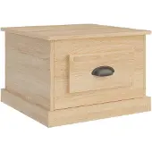 vidaXL Table basse chêne Sonoma 50x50x35 cm bois composite