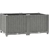 vidaXL Lit surélevé 80x40x38 cm Polypropylène