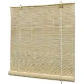 vidaXL Store en bambou 140x220 cm Naturel