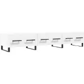 vidaXL Armoire TV Blanc 150x36x30 cm Bois composite