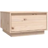 vidaXL Table basse 55x56x32 cm pin massif