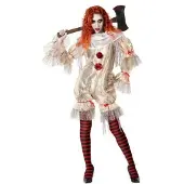 Atosa Déguisement De Femme Clown Macabre