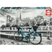 Sonstige Verlage Puzzle - Vélo noir et blanc 500 Teile