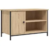 vidaXL Armoire TV Chêne Sonoma 80x40x50 cm Bois composite