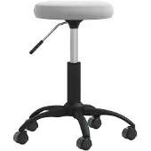 vidaXL Chaise de salle à manger gris clair velours