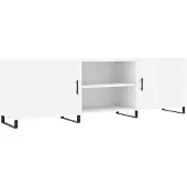 vidaXL Armoire TV Blanc 150x30x50 cm Bois composite