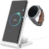 NILLKIN Powertrio 3 In 1 Huawei Watch Smartwatch Charger Argenté