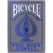 Cartamundi Bicycle Jeu de cartes - Foil Back Cobalt Blue Jeu de cartes Cartes à jouer Poker Single Deck