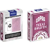 Copag Texas Holdem Silver peek index czerwone
