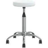 Prolenta Premium Chaise De Salle à manger Blanc Similicuir