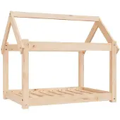 vidaXL Lit pour chien 81x60x70 cm pin massif