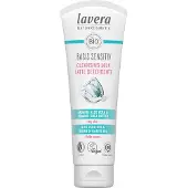 Lavera Basis Sensitiv lait nettoyant visage pour peaux sèches 125 ml