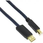 Furutech ADL Formula 2 - Câble USB - USB (M) pour USB type B (M) - USB 2.0 - 1.2 m - Noir/bleu