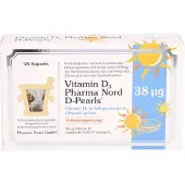 Pharma nord Vitamine D3 D-Pearls 38 µg gélules, 120 gélules