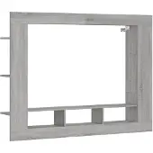 vidaXL Armoire TV Gris Sonoma 152x22x113 cm Bois composite