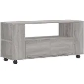 vidaXL Armoire TV Gris Sonoma 102x34,5x43 cm Bois composite