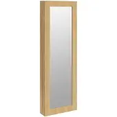 vidaXL Armoire à bijoux avec miroir montage mural 30x8,5x90 cm