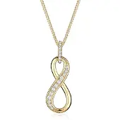 Elli Chaîne 'Infinity' or / transparent