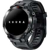 Kuura Smartwatch Sport S5 GPS V3, Schwarz