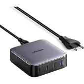 UGREEN Nexode Desktop (100 W, 4 ports), Chargeur USB, Noir