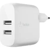 Belkin Chargeur 2 X Usb Blanc (wcb002vfwh)