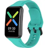 Cover-Discount OPPO Watch Free - Bracelet de remplacement en silicone turquoise (Silicone), Sangles de montre, Turquoise