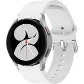 Cover-Discount Galaxy Watch 4 40mm - Bracelet sport blanc (40 mm, Silicone), Sangles de montre, Blanc
