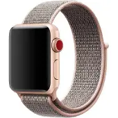 Cover-Discount Bracelet en nylon (42 mm, 44 mm, Nylon), Sangles de montre, Rose