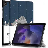 Cover-Discount Galaxy Tab A8 10.5 - Étui Smart Tri-fold Chat (Samsung Galaxy Tab A8), Étui pour tablette, Gris