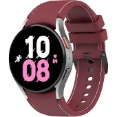 Cover-Discount Galaxy Watch 5 - Bracelet sport rouge (Silicone), Sangles de montre, Rouge