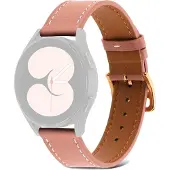 Cover-Discount Galaxy Watch 5 - Bracelet en cuir rose (Similicuir), Sangles de montre, Rose