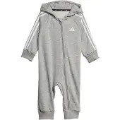 Adidas Survêtement 'Essentials' gris chiné / blanc